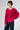 Side view of Albani Cashmere Pullover Mysore showing its soft drape and structured knit texture.