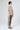 Side view of Albani Cashmere Pullover Sphinx showing its structured drape and fine knit texture.