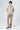 Front view of Dolci Cashmere Cardigan — Italian cable-knit design in soft beige cashmere.